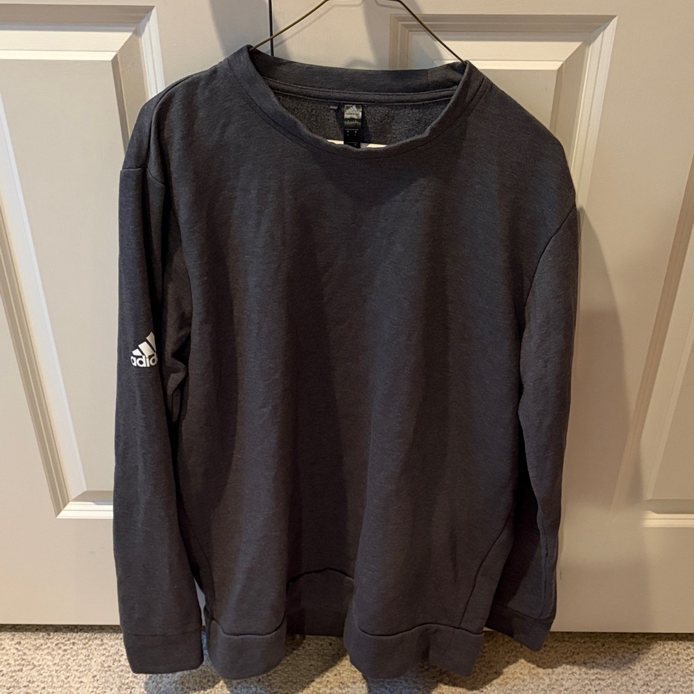 adidas Dark Gray Crewneck Sweater